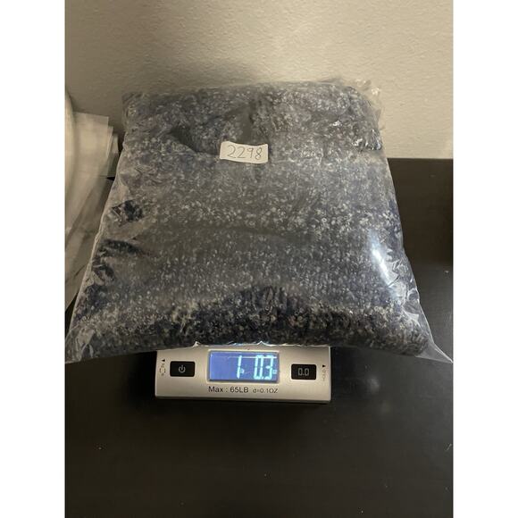 PrAna Womens Cardigan Large Blue Gray Wool Blend Open Front Duster Boho Cozy - Picture 7 of 7